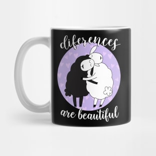 Differences are beautiful Mug